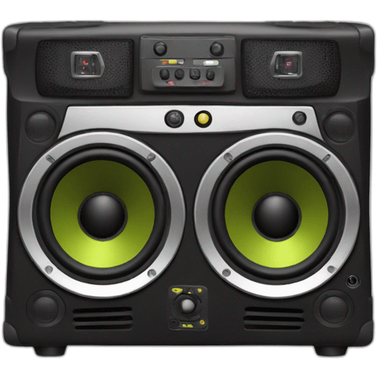 Dj sound speaker  emoji