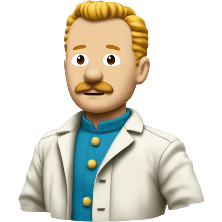 Tintin pixel art emoji