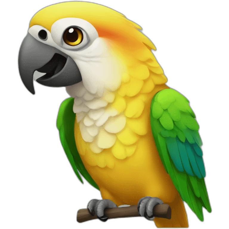 parrot is teacher emoji