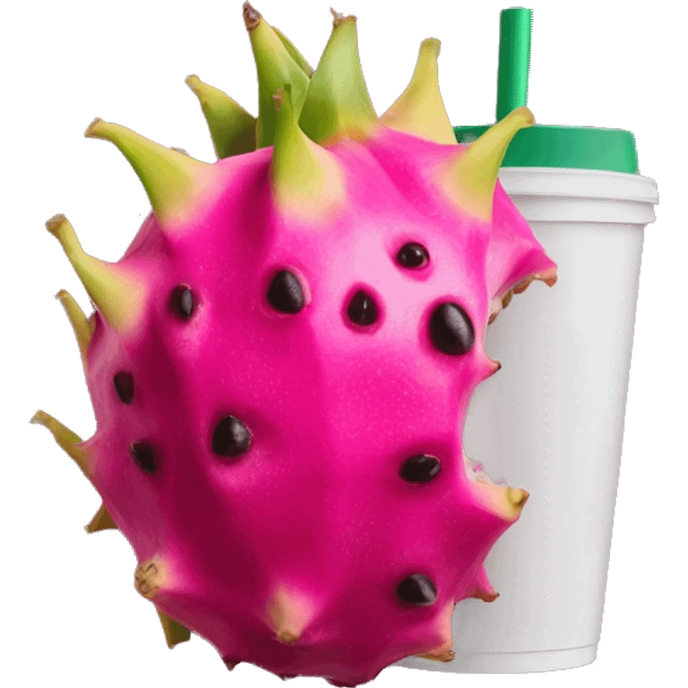 Starbucks mango dragon fruit emoji