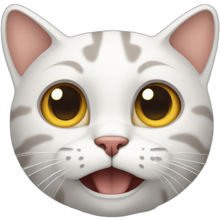 cat terrified emoji