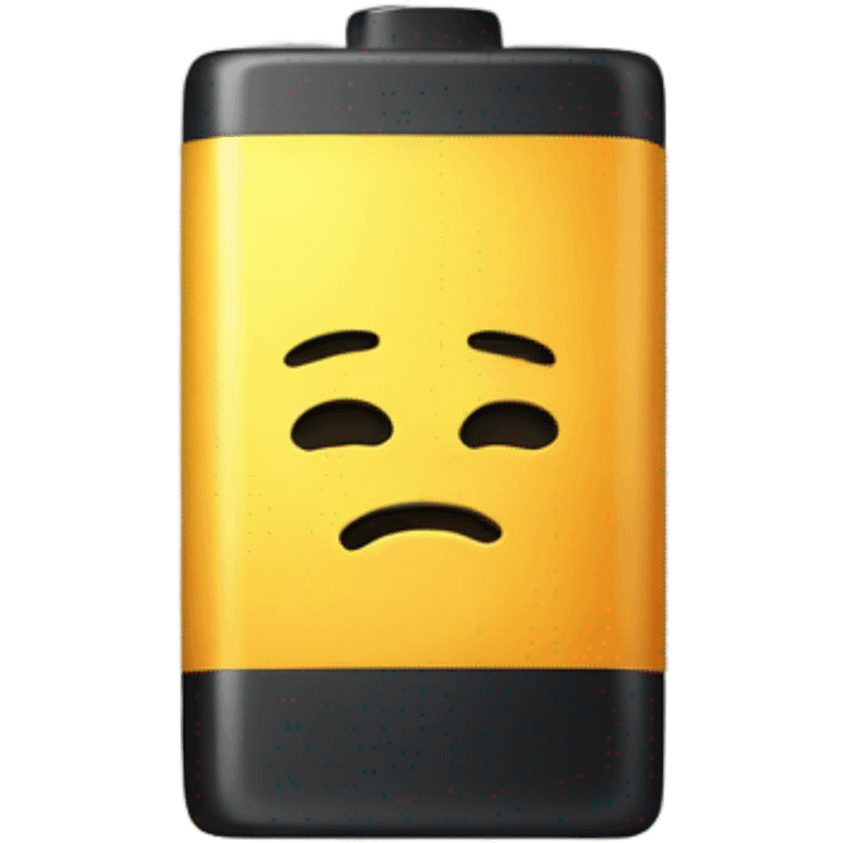 low battery  emoji