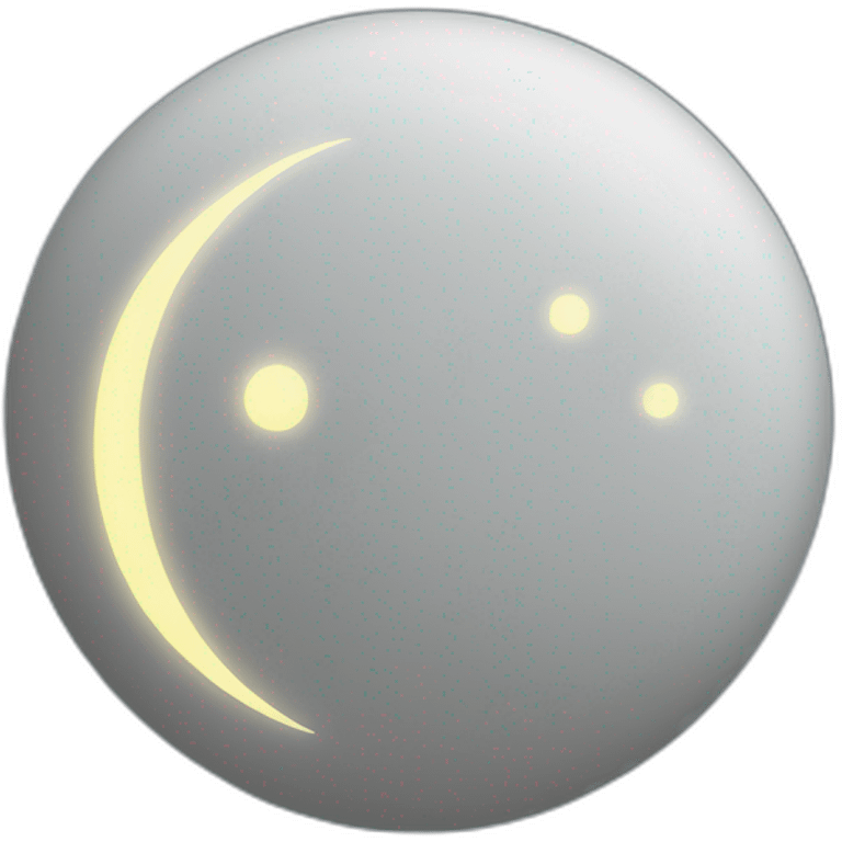 Cœur de lune emoji