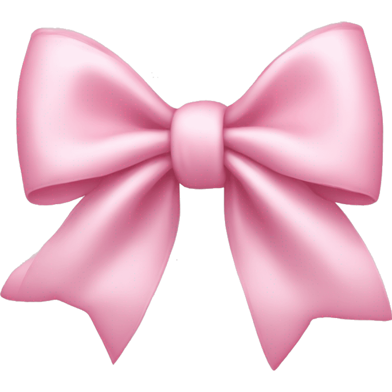 light pink bow emoji