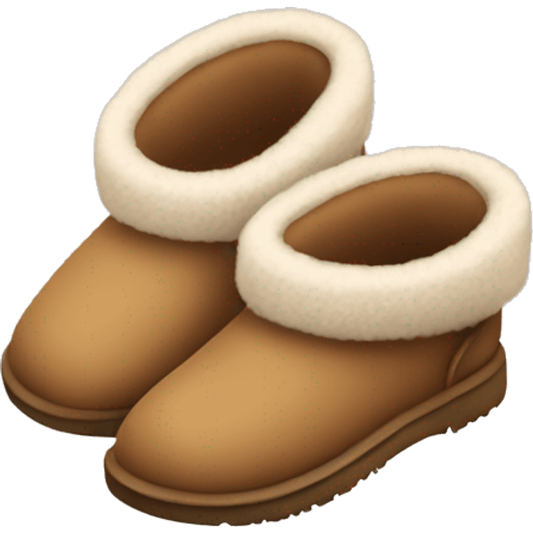 cute ugg slippers emoji