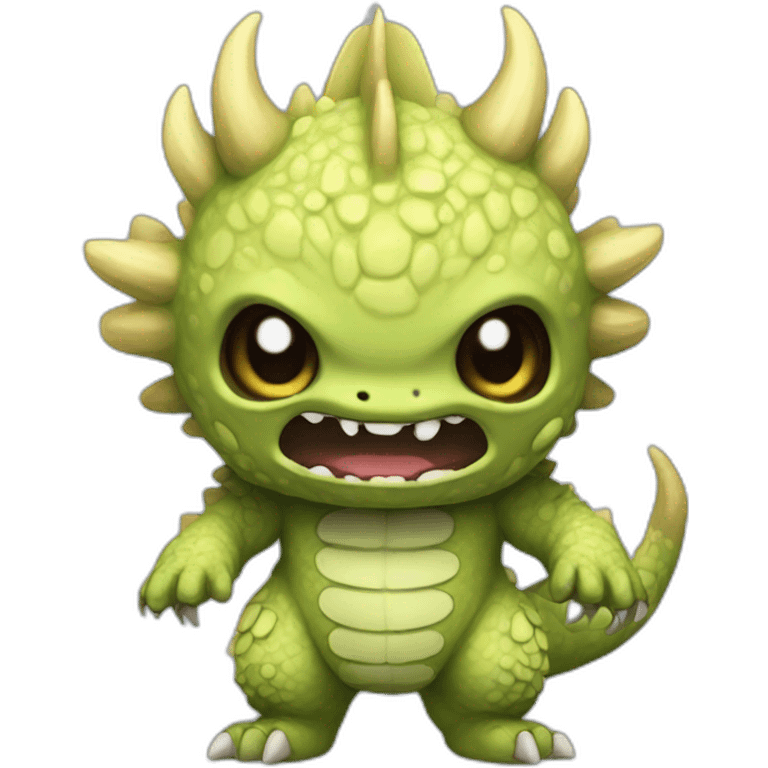 chibi kaiju emoji