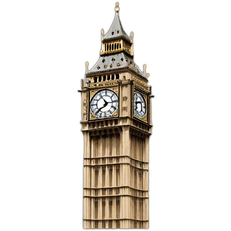 Big ben tower emoji