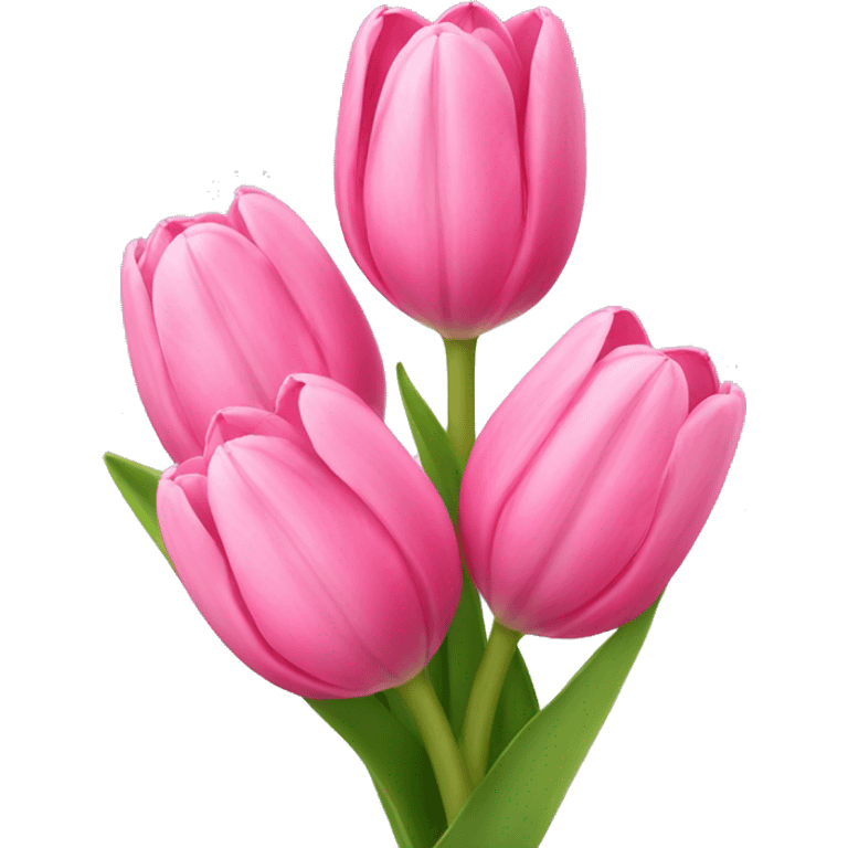 pink tulip bouquet  emoji