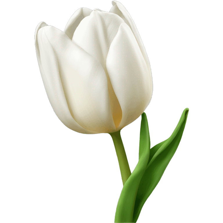 A tulip white tulips emoji