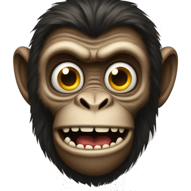 Scary monkey emoji