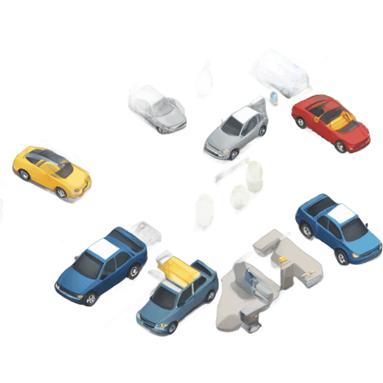 isometric car park emoji