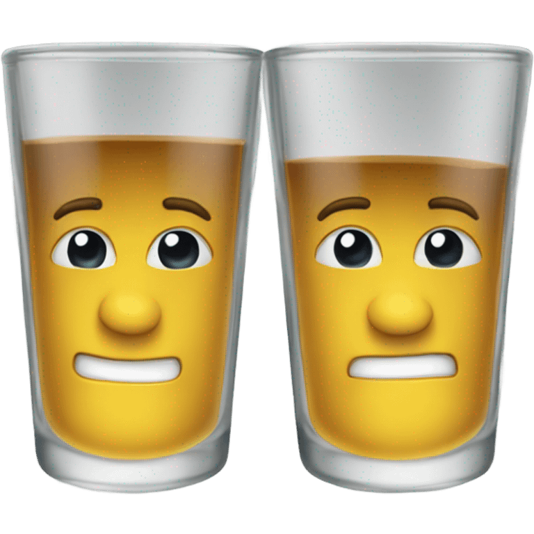 two shot glasses emoji