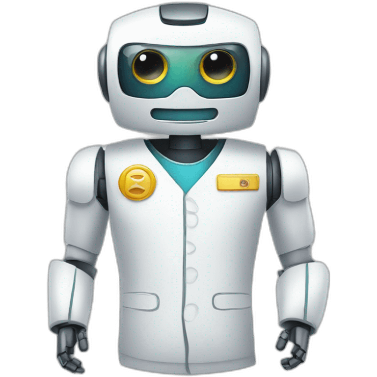 robot in hotel uniform emoji