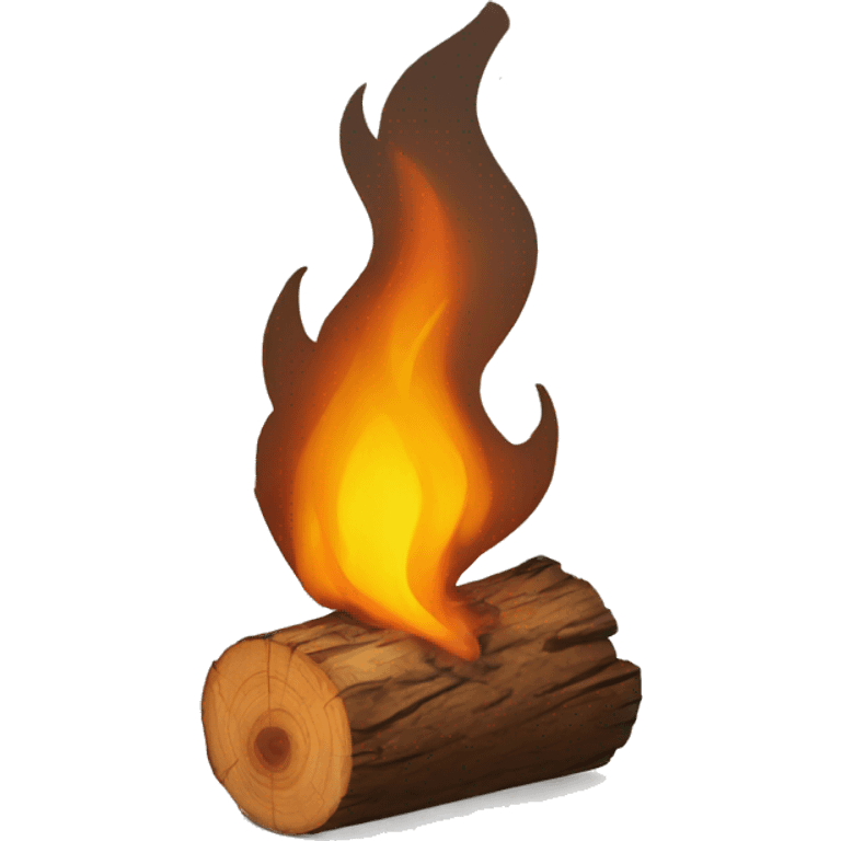 Burn Wood  emoji