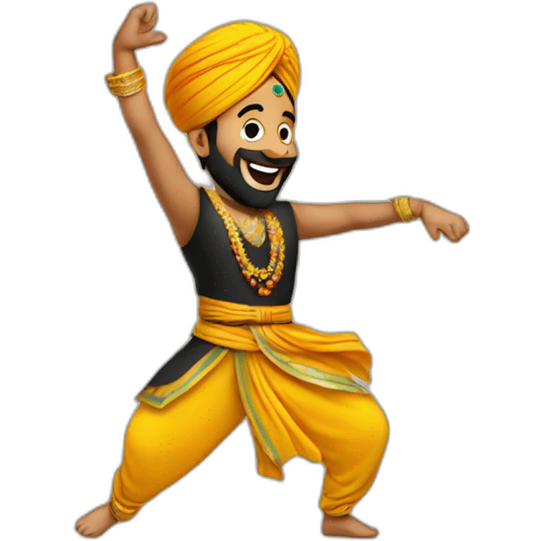 bhangra dancer emoji