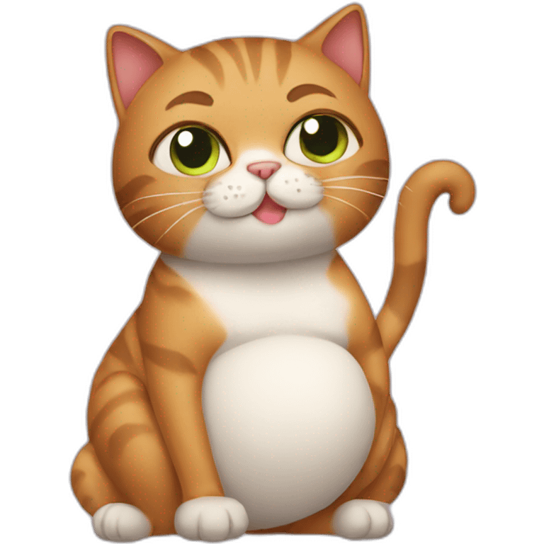 Cat pregnant emoji