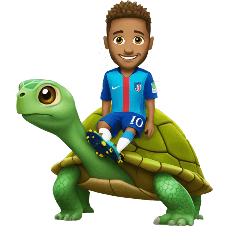 Neymar avec une tortue  emoji