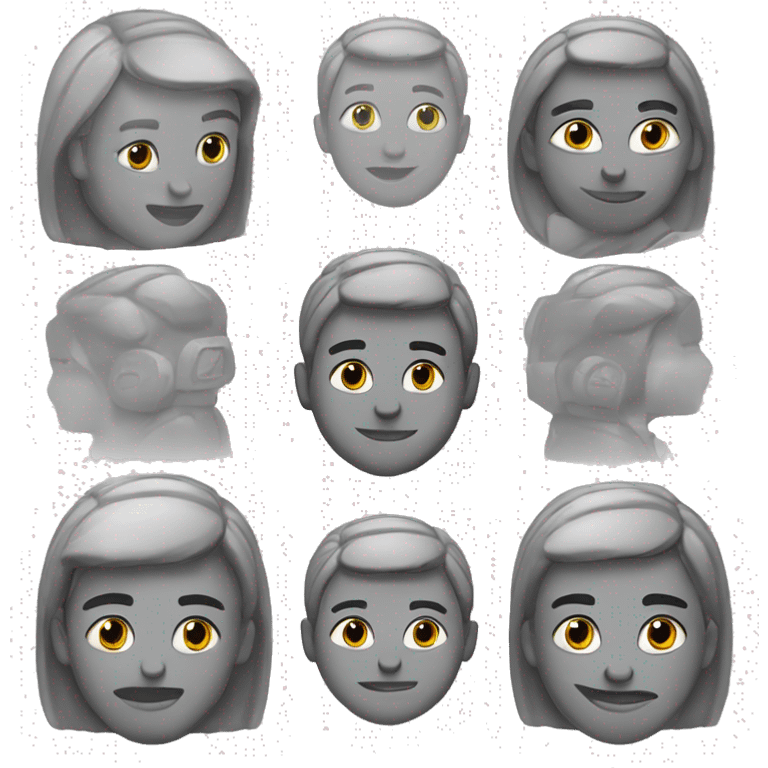 Серая британская кошка  emoji