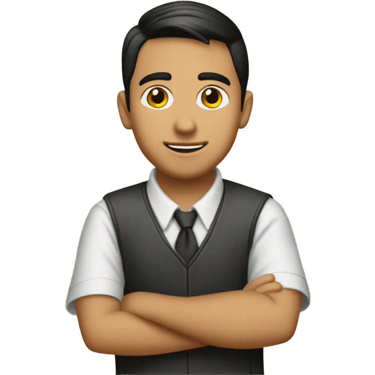 Chico rubio joven pastor ovejitas campo emoji