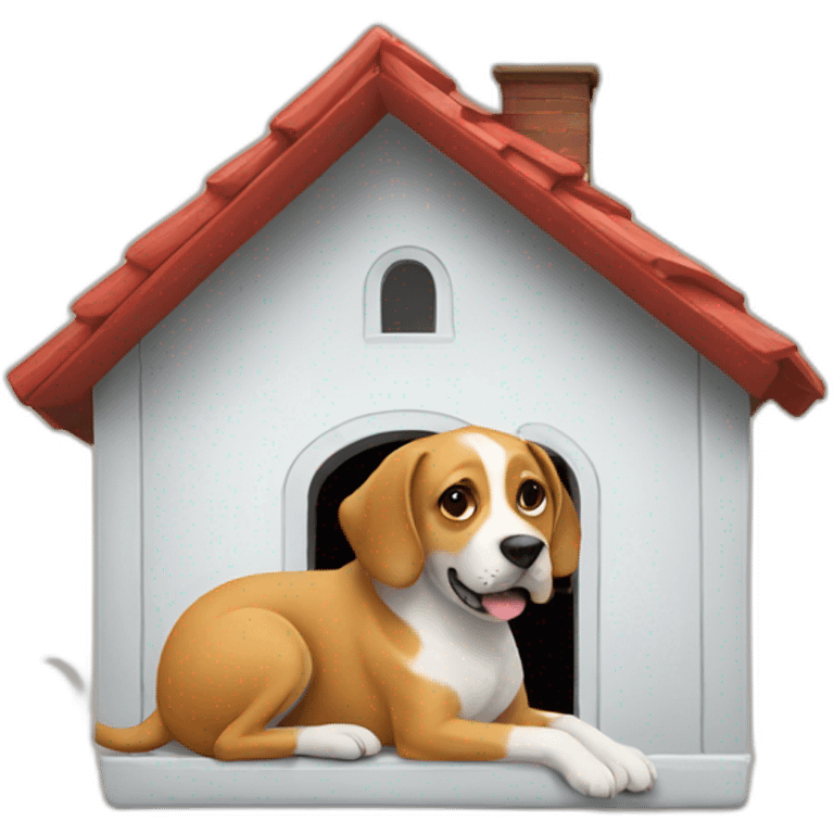 dog and house emoji