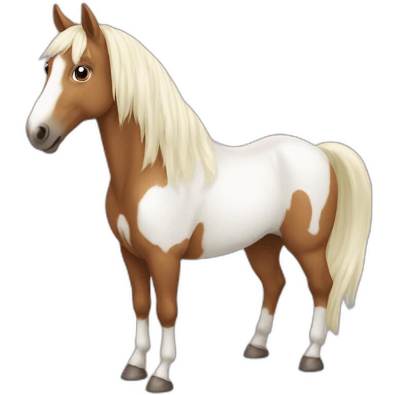 caballo blanco emoji