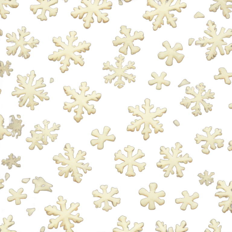 Snowflakes with faces emoji