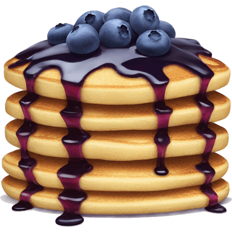 blueberry pancakes  emoji