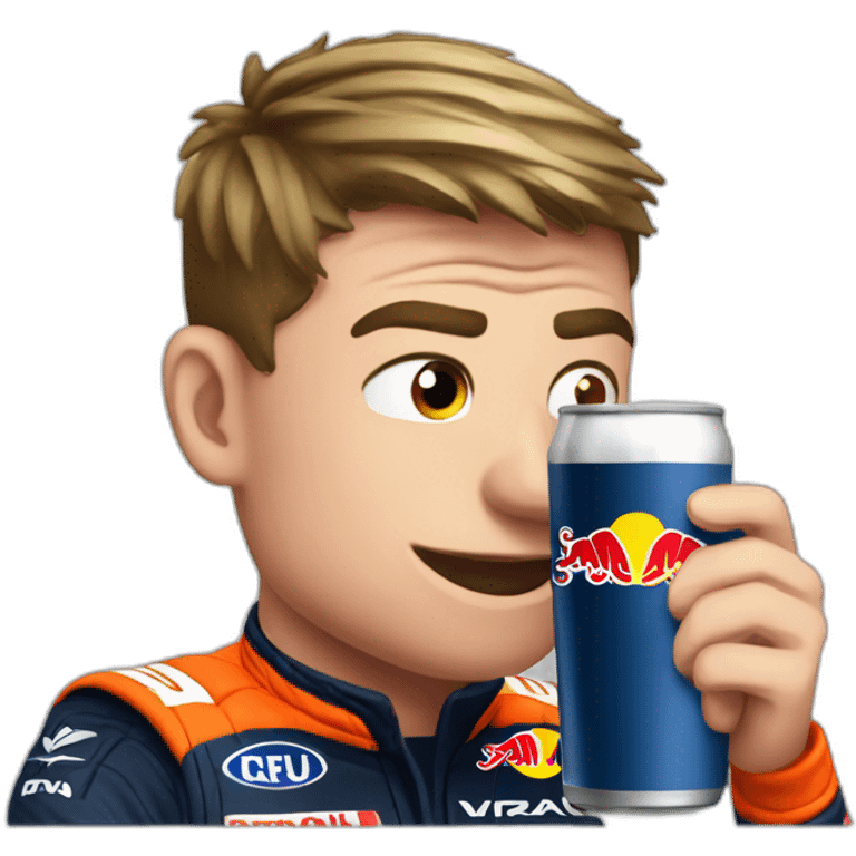 Max verstappen drinking best emoji