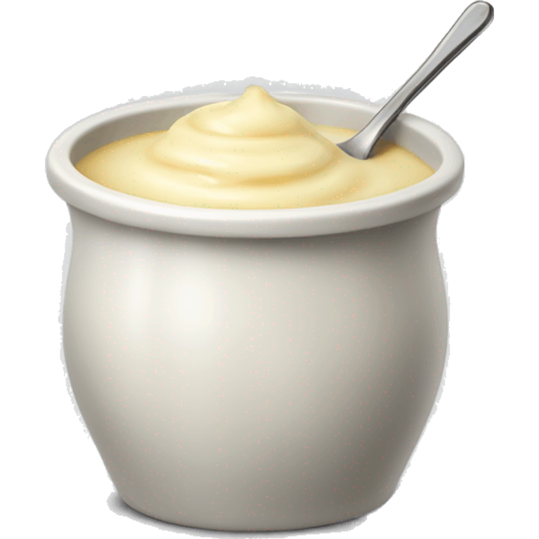 petit pot de crème fraîche emoji