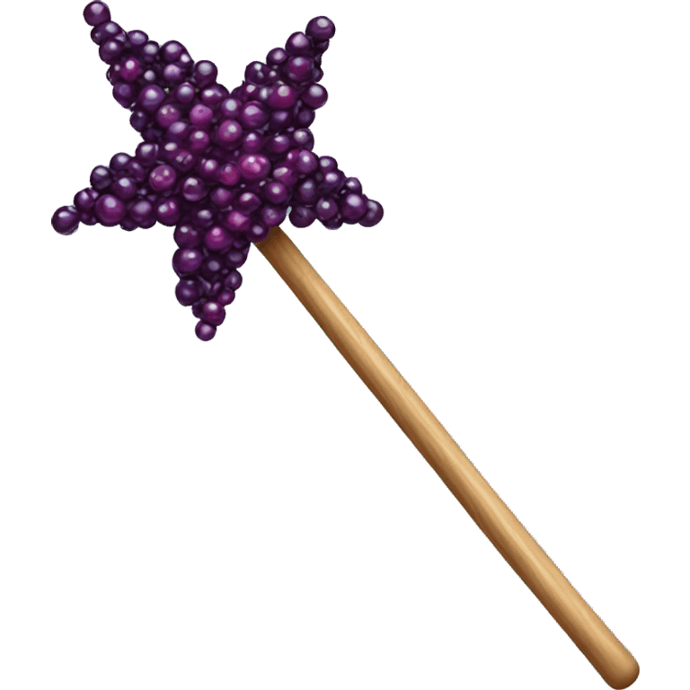 Elderberry magic wand emoji