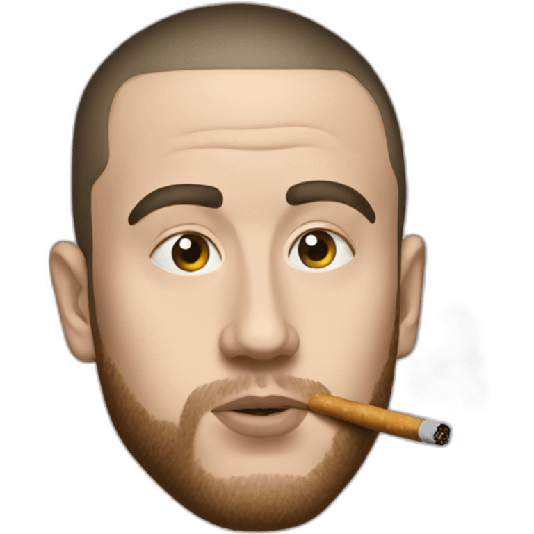 mac miller smoking emoji