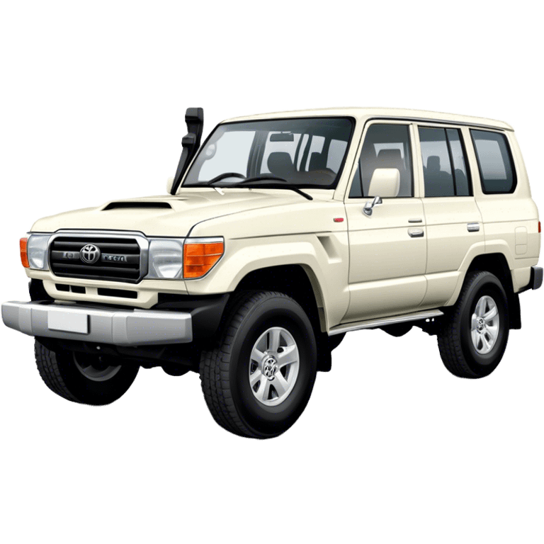 Toyota Land Cruiser - Toyota (Model Year: 2021) (Iconic colour: White) emoji