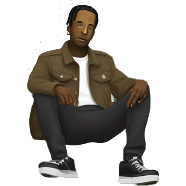 Travis Scott on a cactus emoji