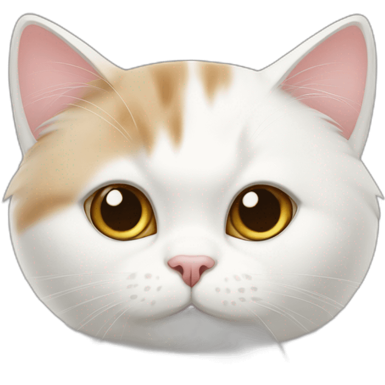 Li hua cat and white persian cat emoji