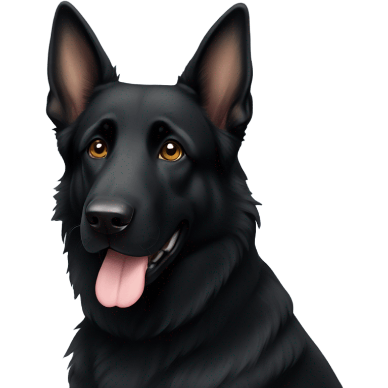 black german shepherd emoji