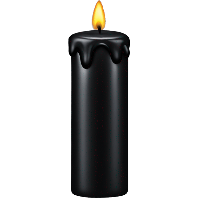 Black candle emoji