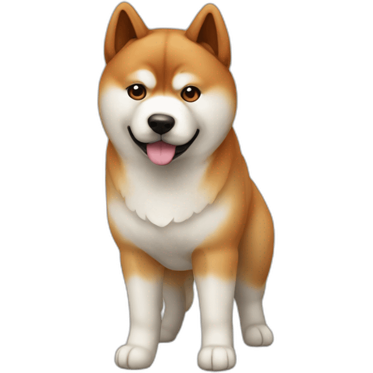 Akita Inu red emoji