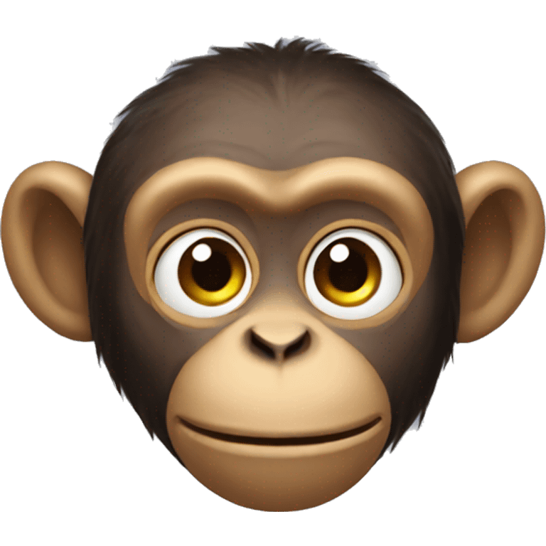 monkey listening emoji