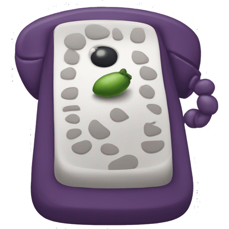 Huckleberry phone emoji