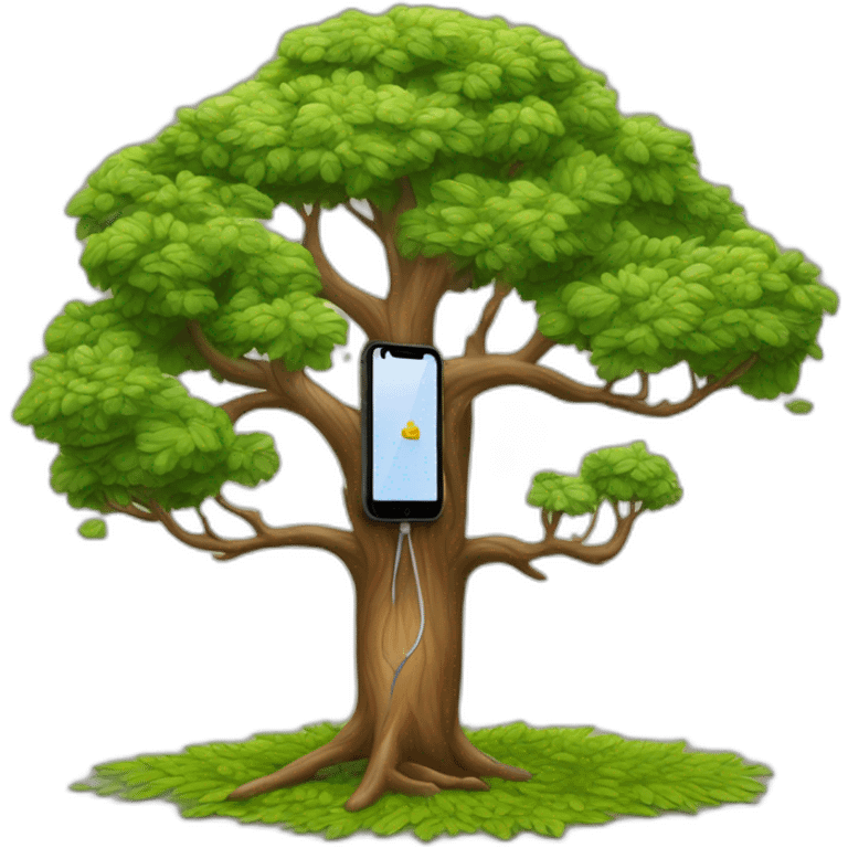 The phone Apple iphone réalistique image ans ok rappel clean on the iPhone tree caméra on the iphone emoji