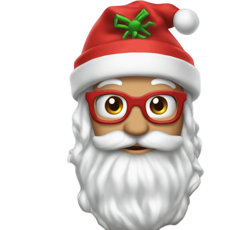 Spider man santa emoji