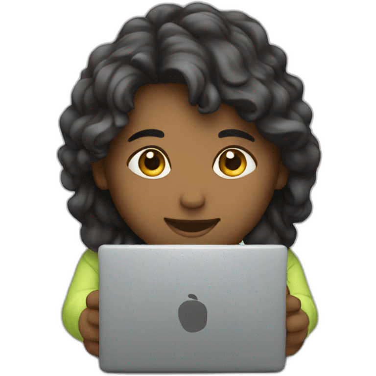 working on a laptop emoji