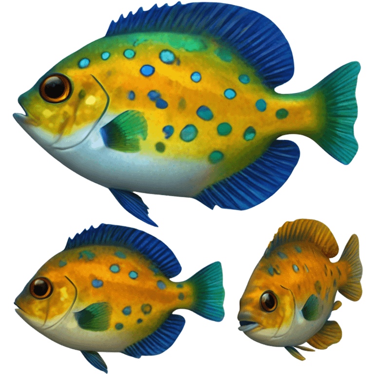 Pumpkinseed sunfish emoji