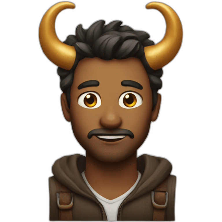 man with horns emoji