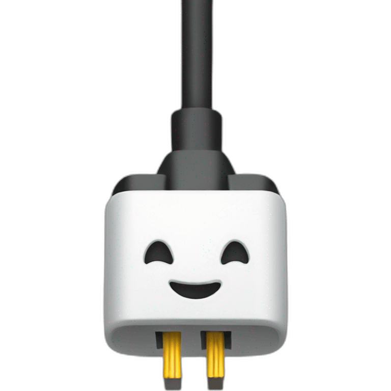 electrical plug with cable emoji