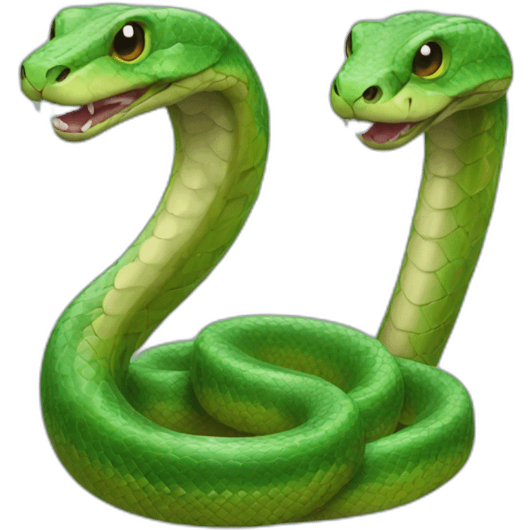 double headed snake emoji