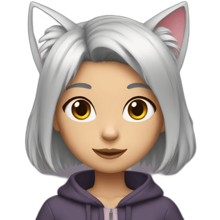 cat girl emoji