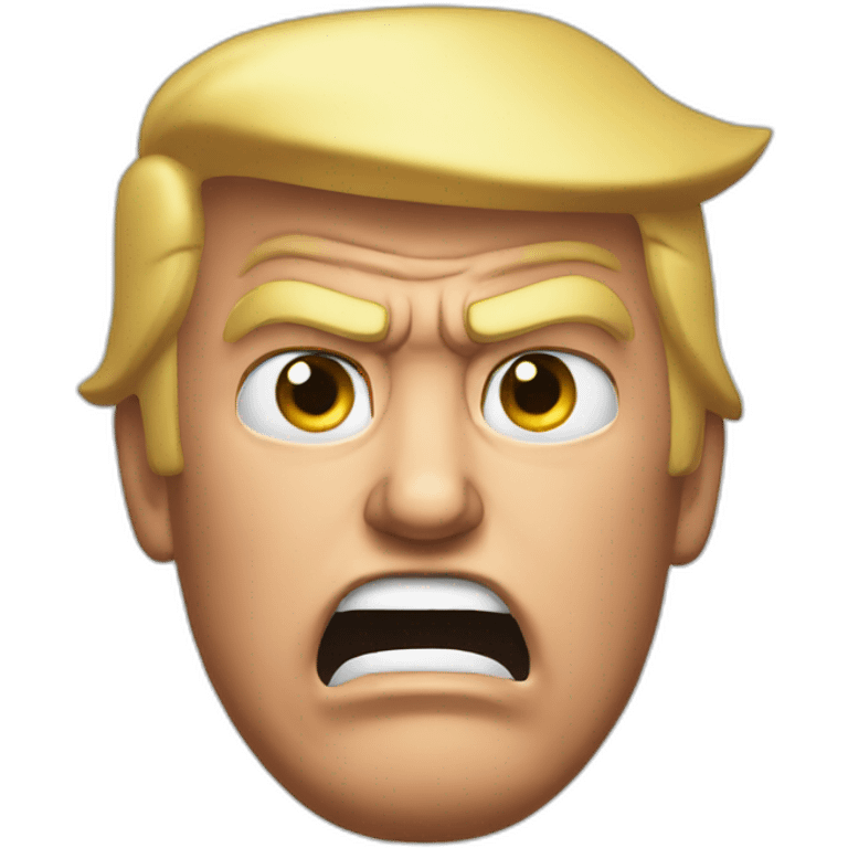 Donald trump angry emoji