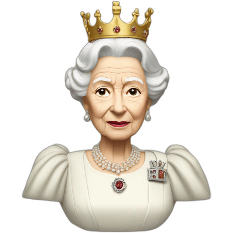 queen Elizabeth rising from the dead emoji