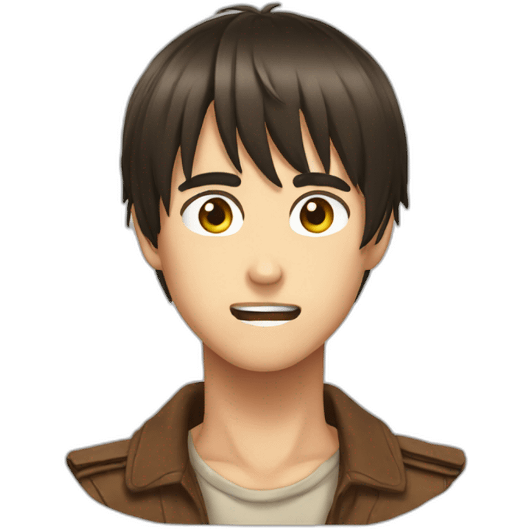 Eren head emoji emoji